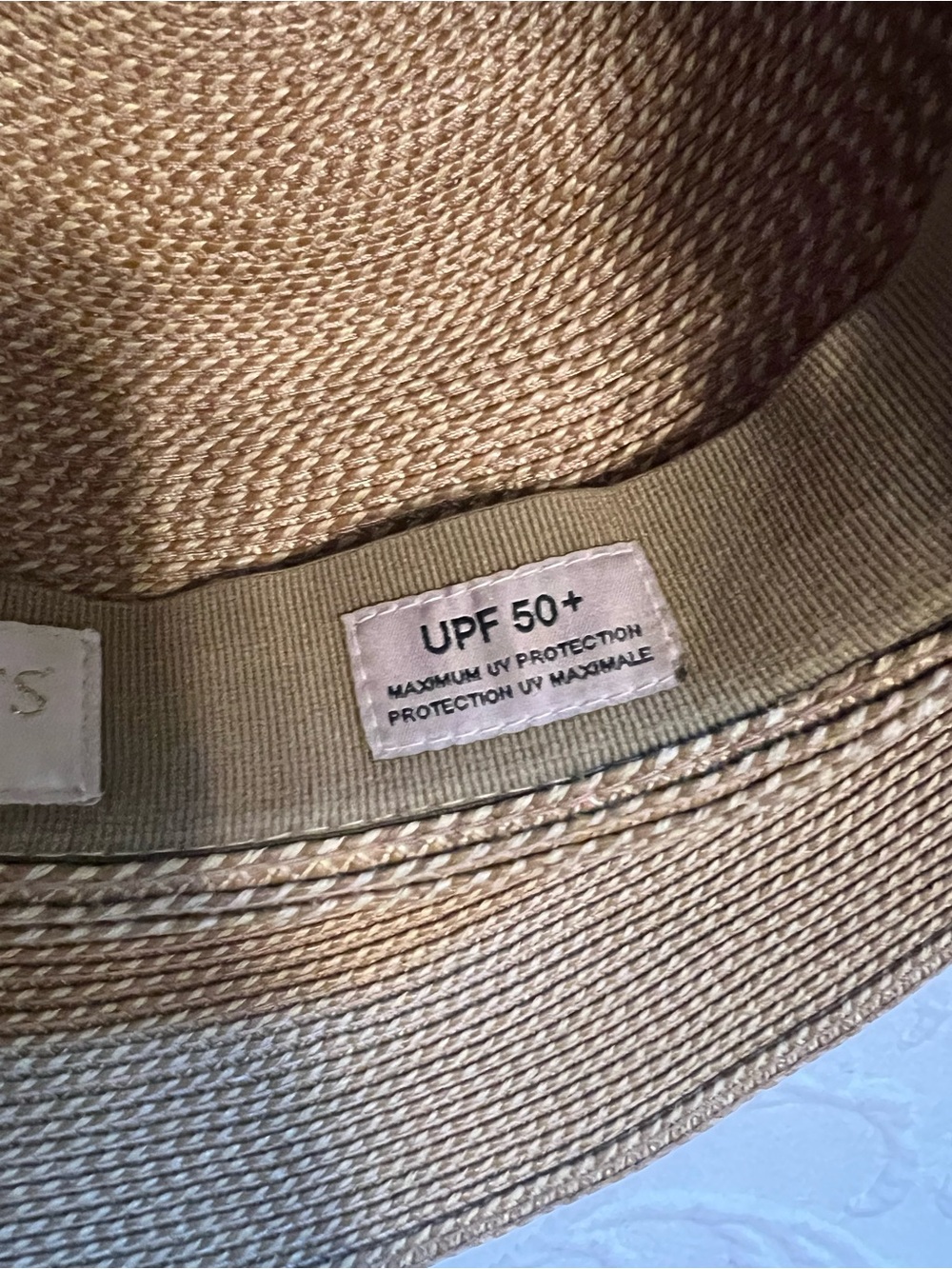 Eric Javits Wide-Brim Straw Sun Hat - Tan - Picture 8 of 11